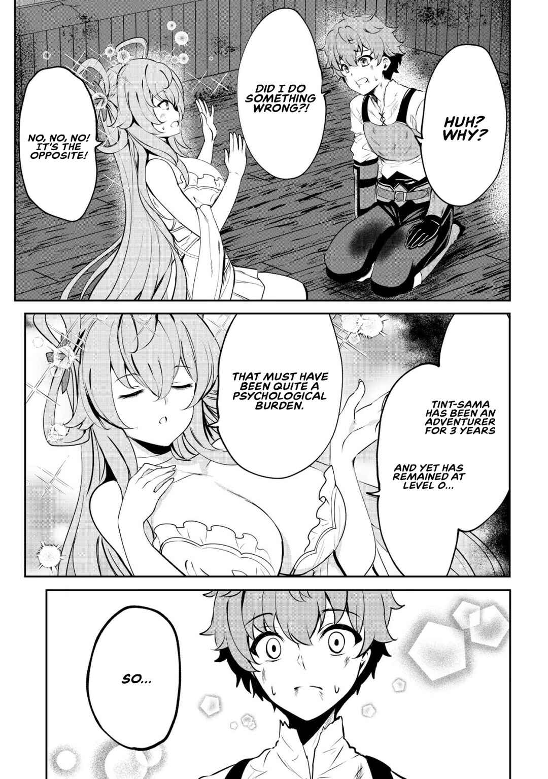 Page 16 Chapter 2 Dore dake Doryoku Shite mo Mannen Level 0 no Ore wa Tsuihou Sareta ~Shin no Teki to Yobareta Shounen wa, Shachiku Megami to Deatte Saikyou no Chikara wo Te ni Ireru~