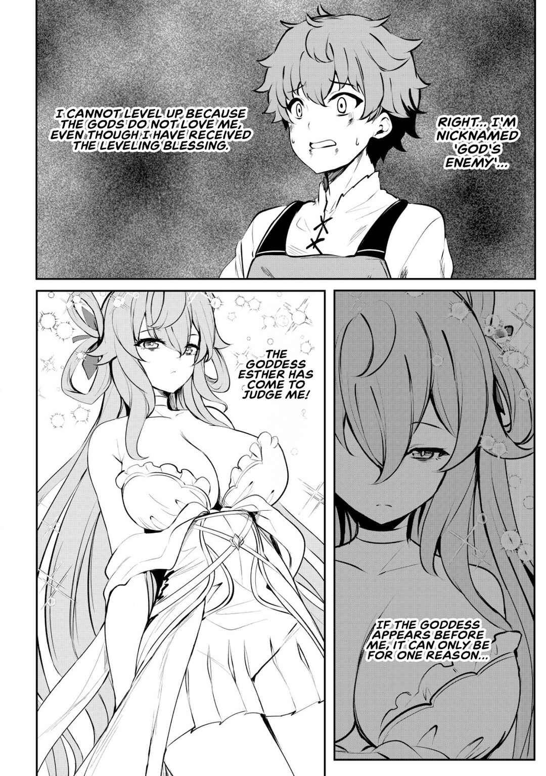 Page 5 Chapter 2 Dore dake Doryoku Shite mo Mannen Level 0 no Ore wa Tsuihou Sareta ~Shin no Teki to Yobareta Shounen wa, Shachiku Megami to Deatte Saikyou no Chikara wo Te ni Ireru~