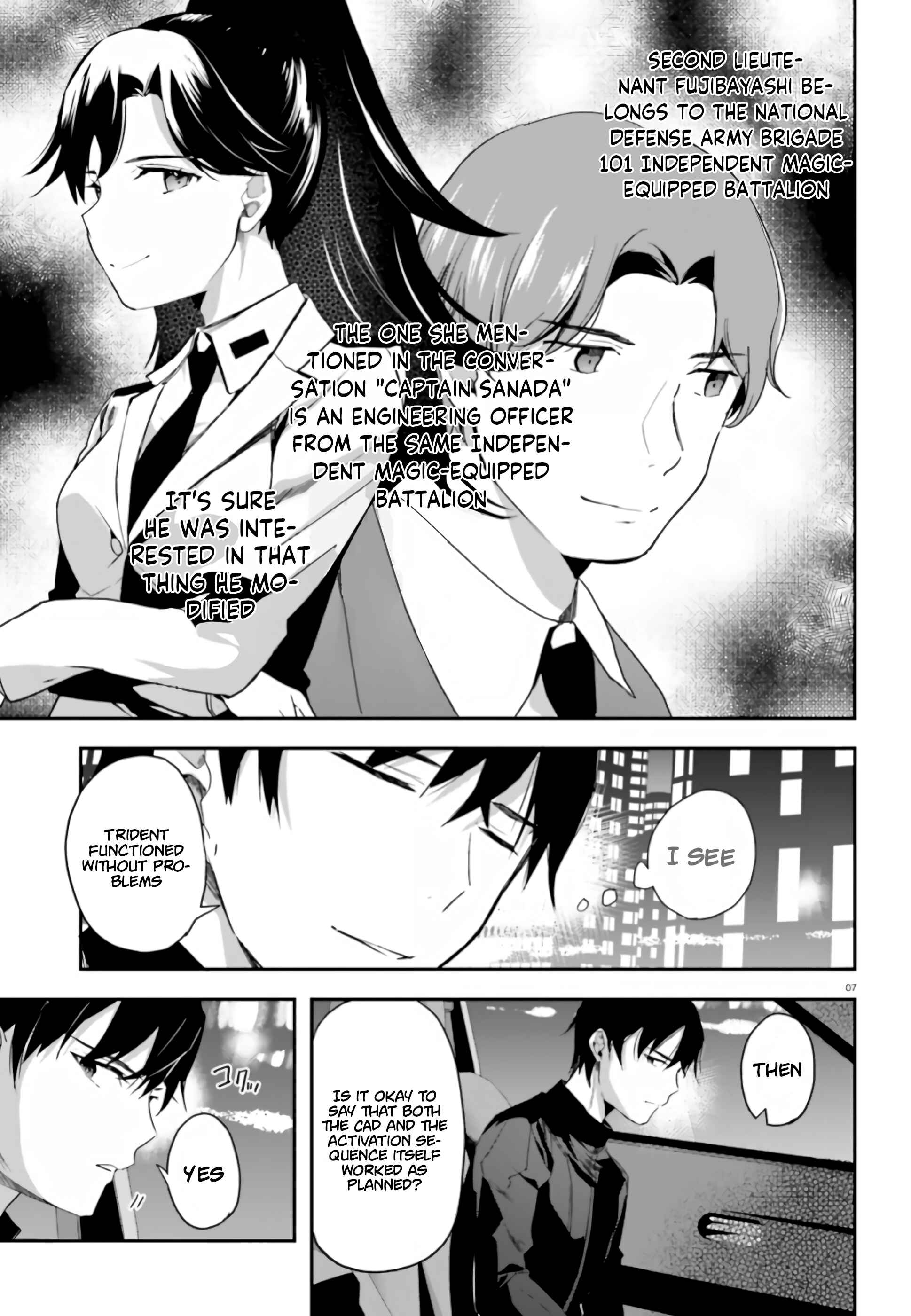 Page 8 Chapter 3 Mahouka Koukou no Rettousei - Shiba Tatsuya Ansatsu Keikaku