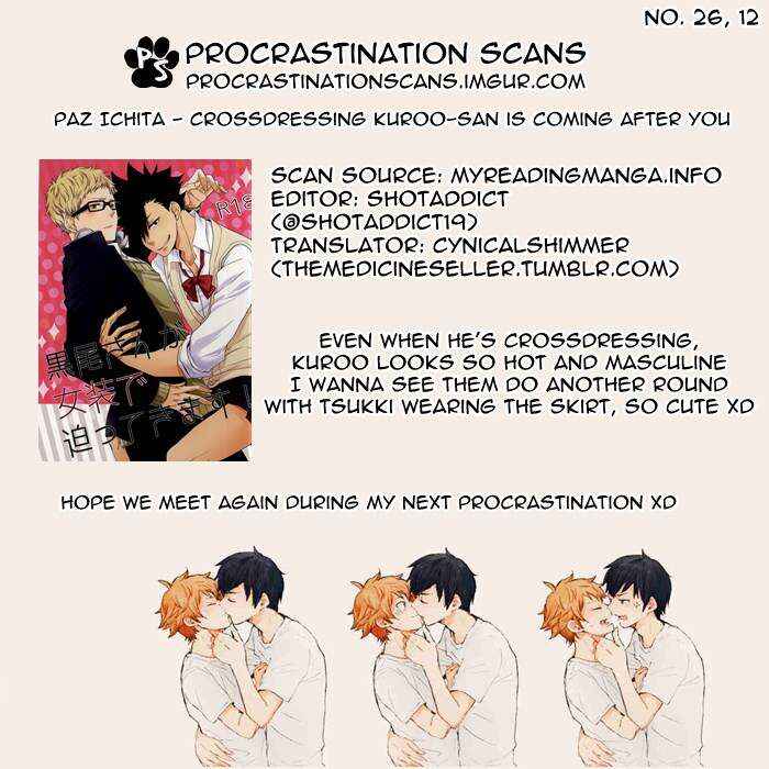 Page 20 Chapter Unknown_0a89 Haikyu!! - Kuroo-san ga Josou de Sematte Kimasu! (Doujinshi)