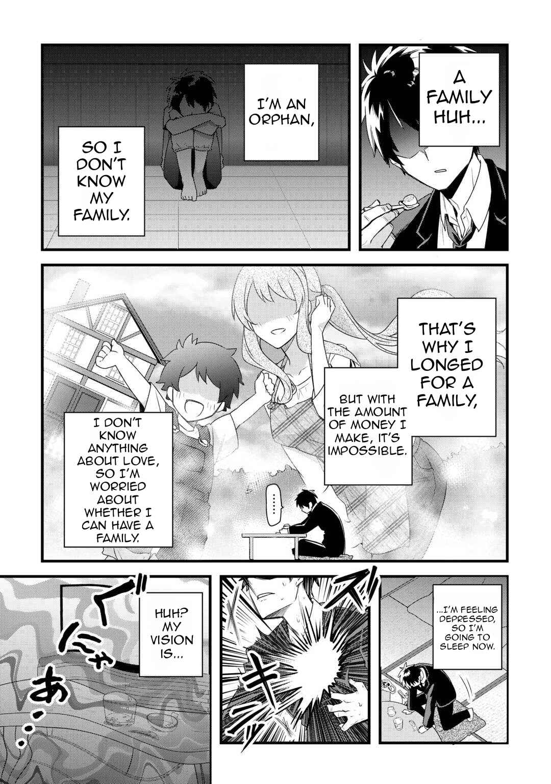 Page 6 Chapter 1.1 Zensei de Kazoku ni Megumarenakatta Ore, Konyo de wa Yasashi Kazoku ni Kakomareru