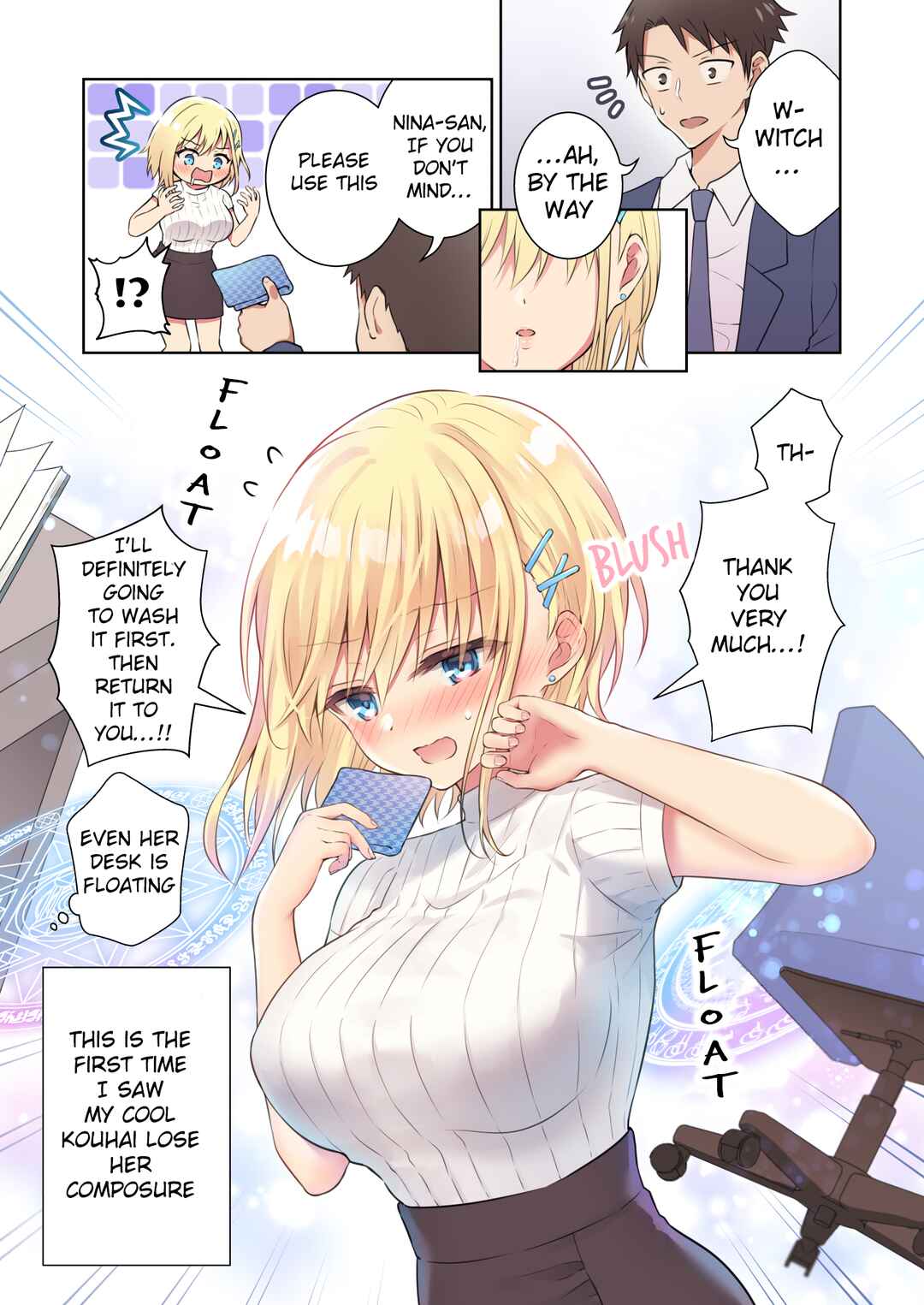 Page 1 Chapter 3 Kaisha no Kouhai ga Mahoutsukai datta