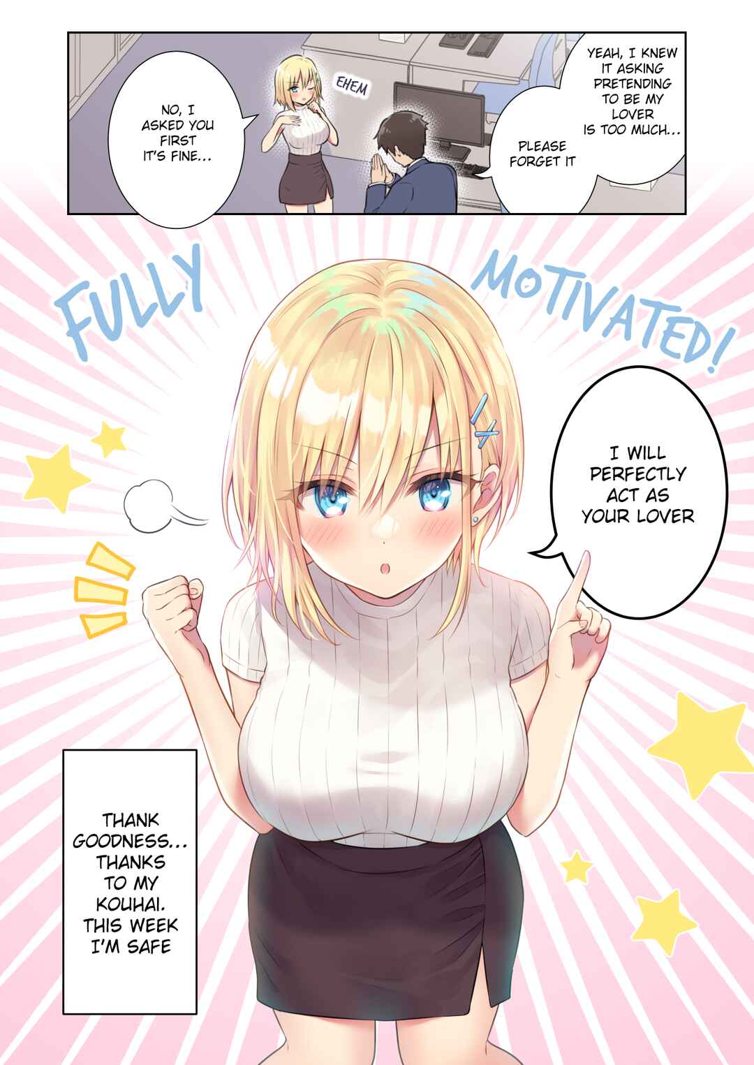 Page 1 Chapter 6 Kaisha no Kouhai ga Mahoutsukai datta