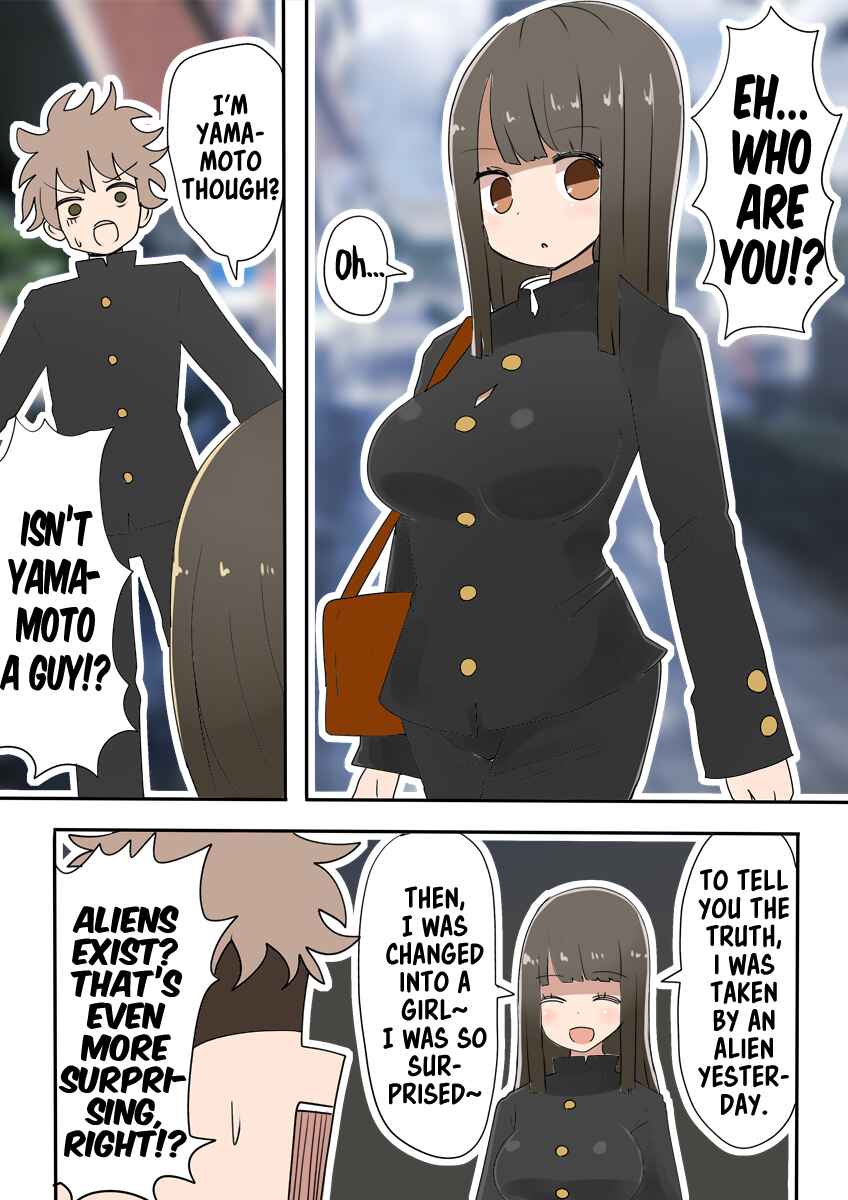 Page 1 Chapter Unknown_eaf8 A TS Girl Who Comes to School in a Boy’s Uniform Despite Having Turned Into a Woman