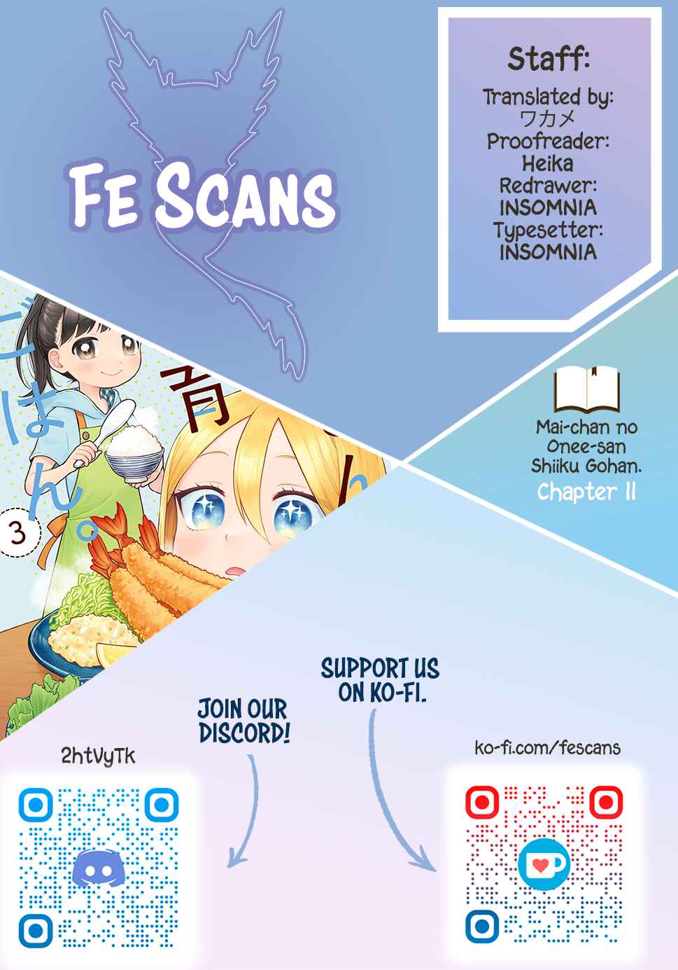Page 1 Chapter 11 Mai-chan no Onee-san Shiiku Gohan.