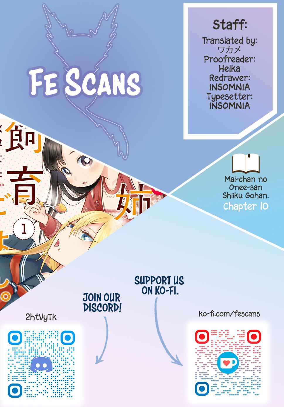 Page 1 Chapter 10 Mai-chan no Onee-san Shiiku Gohan.
