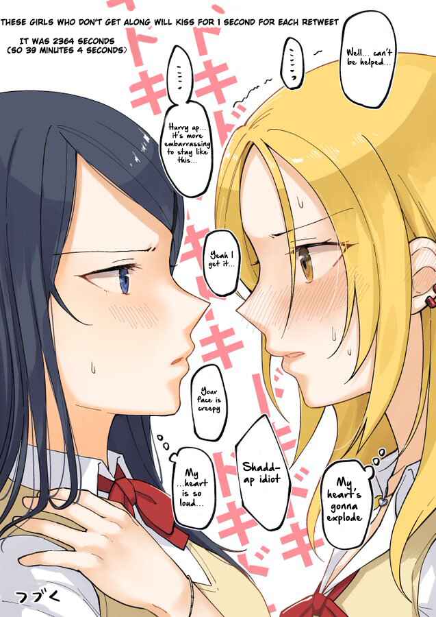 Page 2 Chapter 1 For Each Retweet, Two Straight Girls Who Dont Get Along Will Kiss for One Second