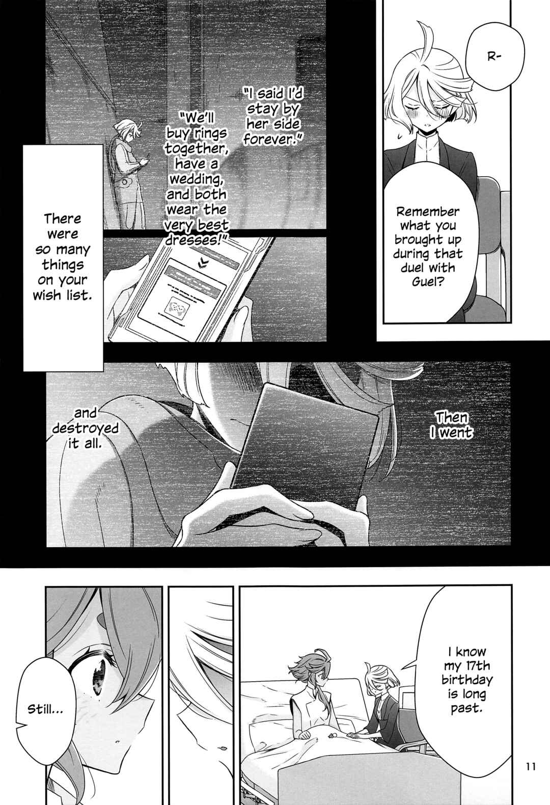 Page 10 Chapter Unknown_1875 Mobile Suit Gundam: The Witch from Mercury - Shukufuku no Hi (Doujinshi)