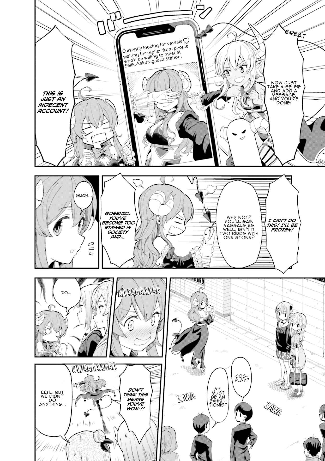 Page 6 Chapter 8 Machikado Mazoku Anthology Comic