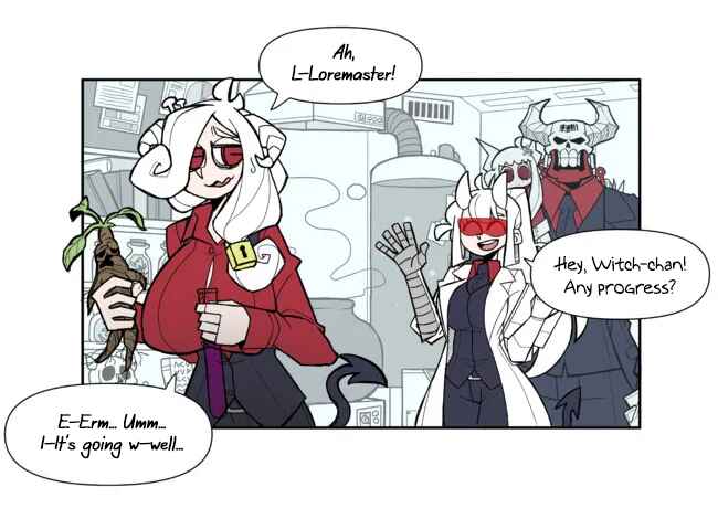 Page 2 Chapter 6 Helltaker 4-koma