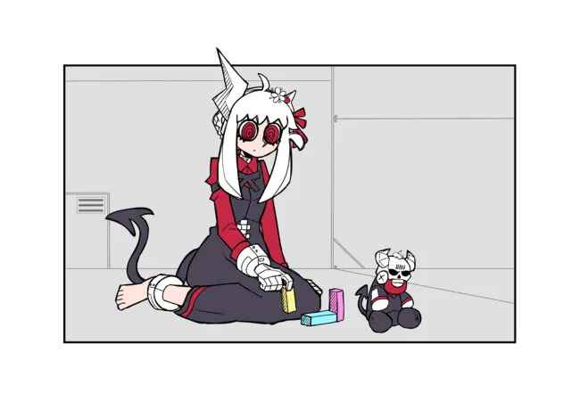 Page 3 Chapter 5 Helltaker 4-koma