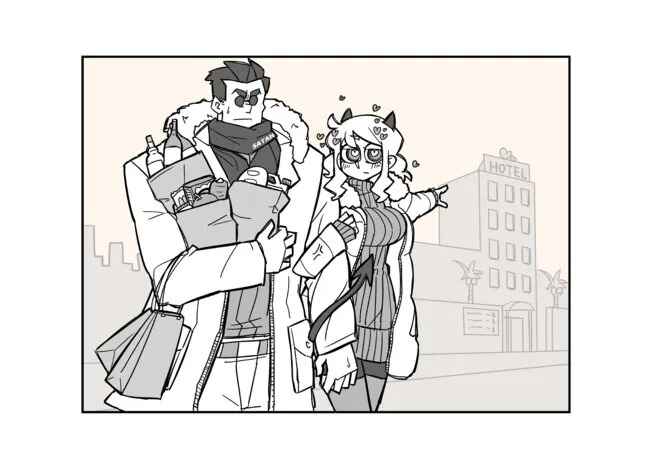 Page 8 Chapter 5 Helltaker 4-koma