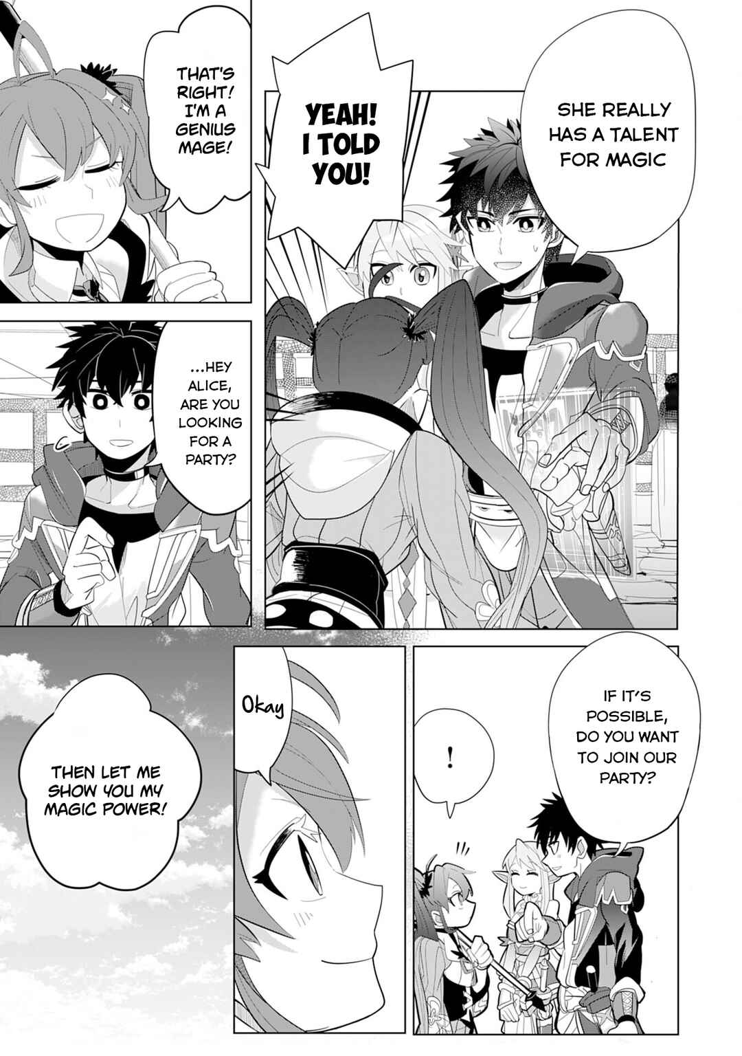 Page 10 Chapter 4 S-Rank Party wo Munou da to Tsuihousareta kedo, Kantei to Chiyu Mahou de Nariagari Musou