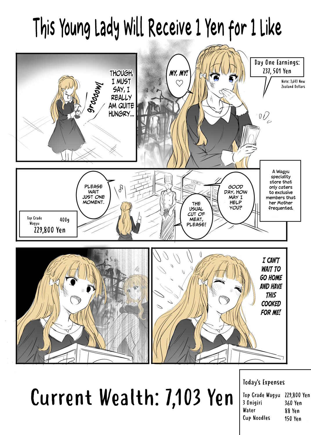 Page 1 Chapter 2 1-iine de 1-en Moraeru Ojou-sama