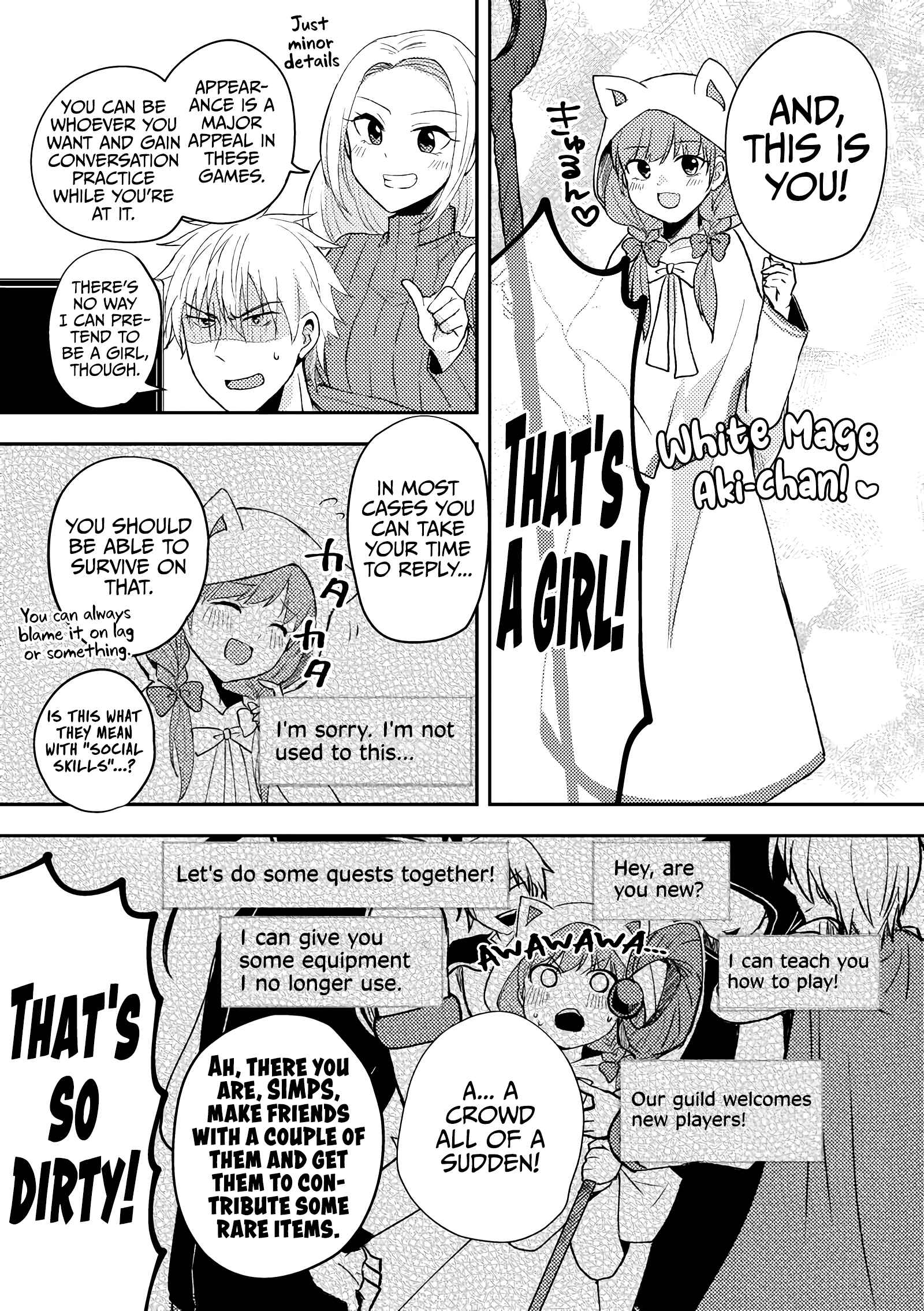 Page 3 Chapter 2 Netoge no Seibetsu wa Daitai Mitame de Damasareru