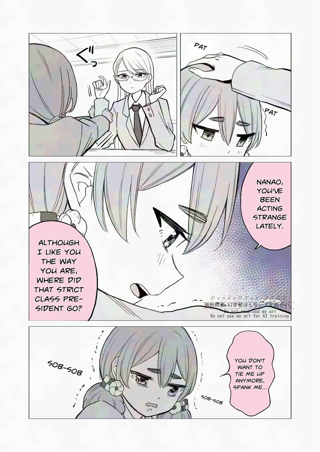 Page 1 Chapter 25 Iinchou to M-ko no Yuri