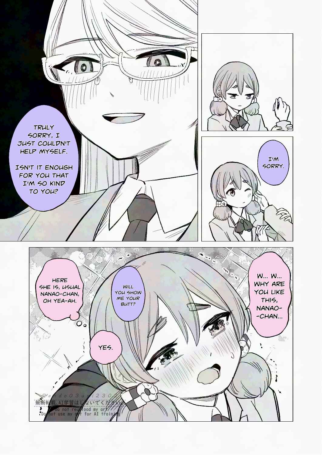 Page 2 Chapter 25 Iinchou to M-ko no Yuri