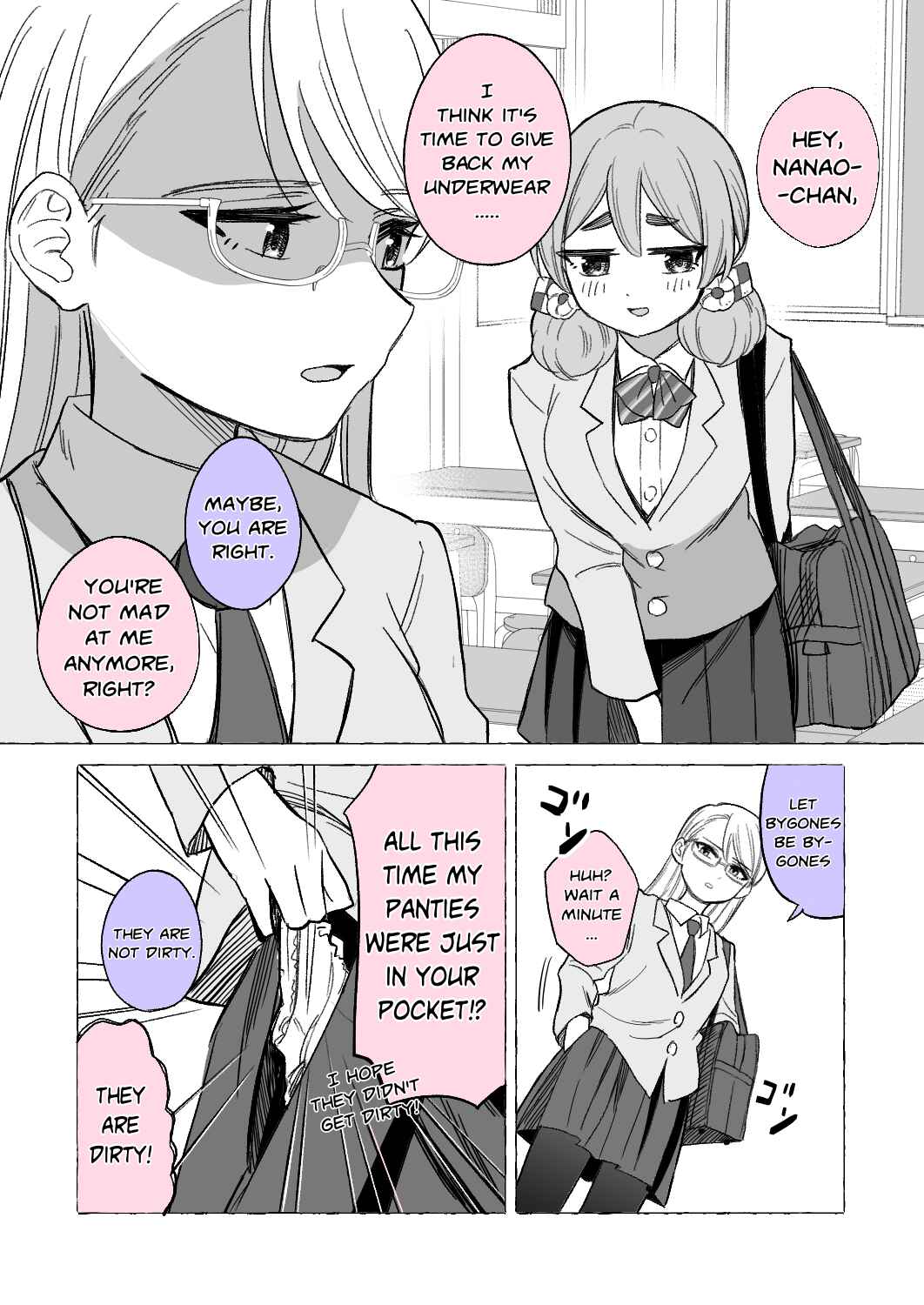 Page 1 Chapter 19 Iinchou to M-ko no Yuri