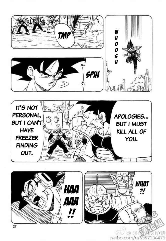 Page 27 Chapter 1 Dragon Ball - Bardock After
