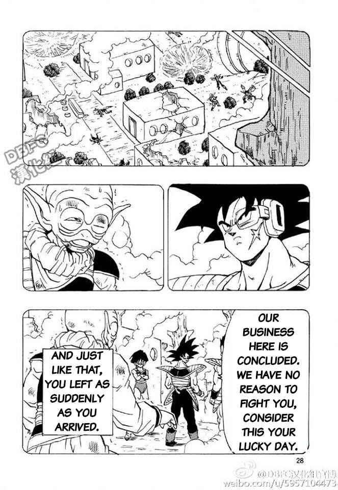 Page 28 Chapter 1 Dragon Ball - Bardock After
