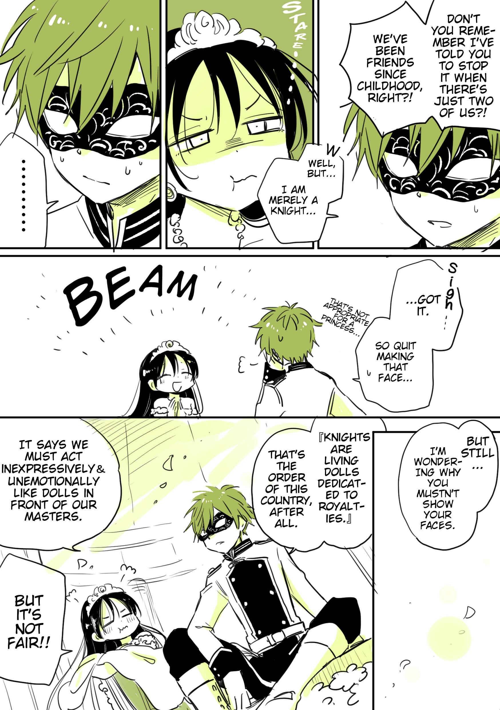 Page 2 Chapter 1 The Princess and the Masked Knight