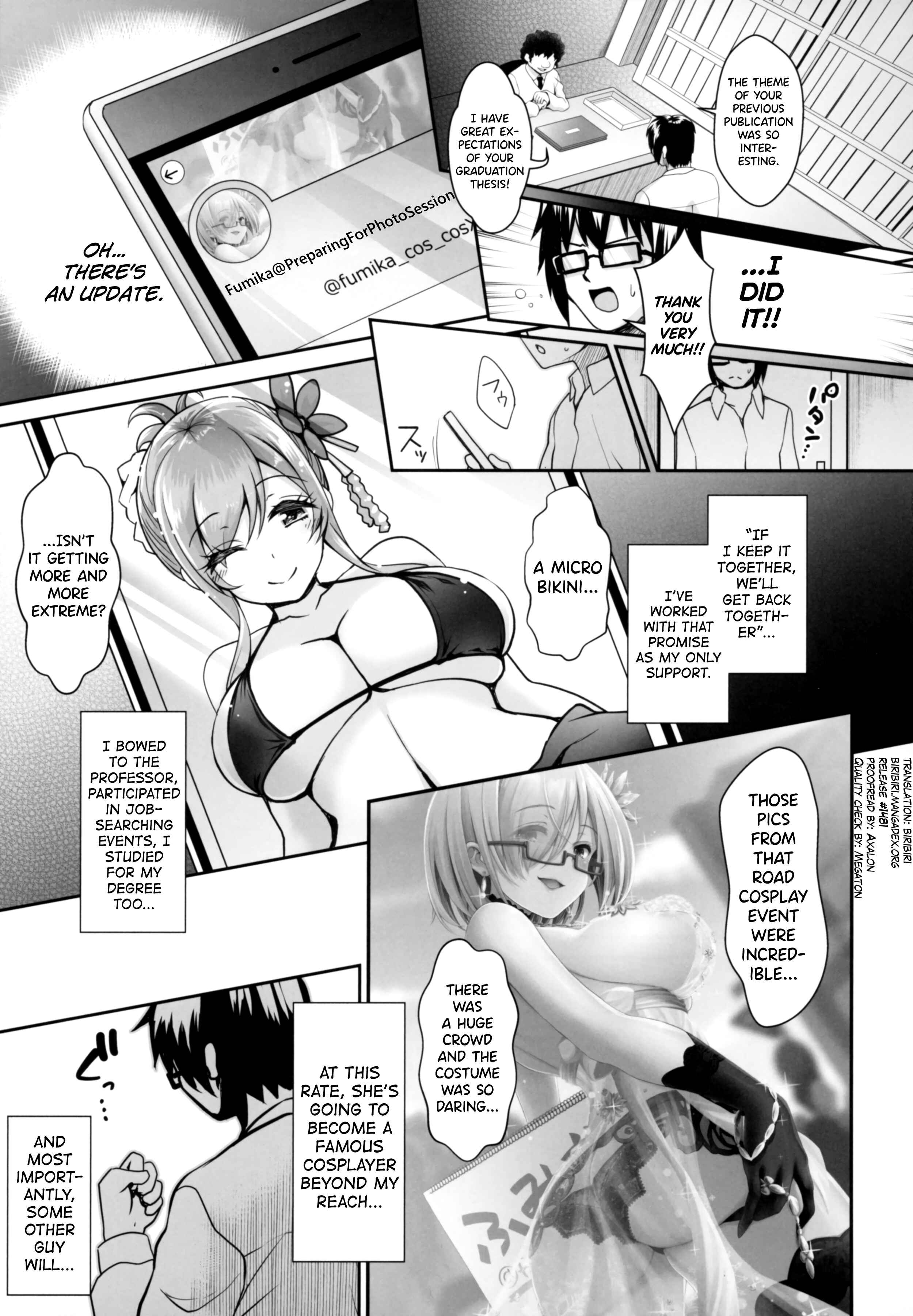 Page 4 Chapter Unknown_78be Project CosH - SNS de Gokujou H-cup Nagachichi o Kakusan Suru Geneki Joshidaisei Cosplayer