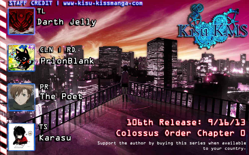 Page 1 Chapter 0 Colossus Order