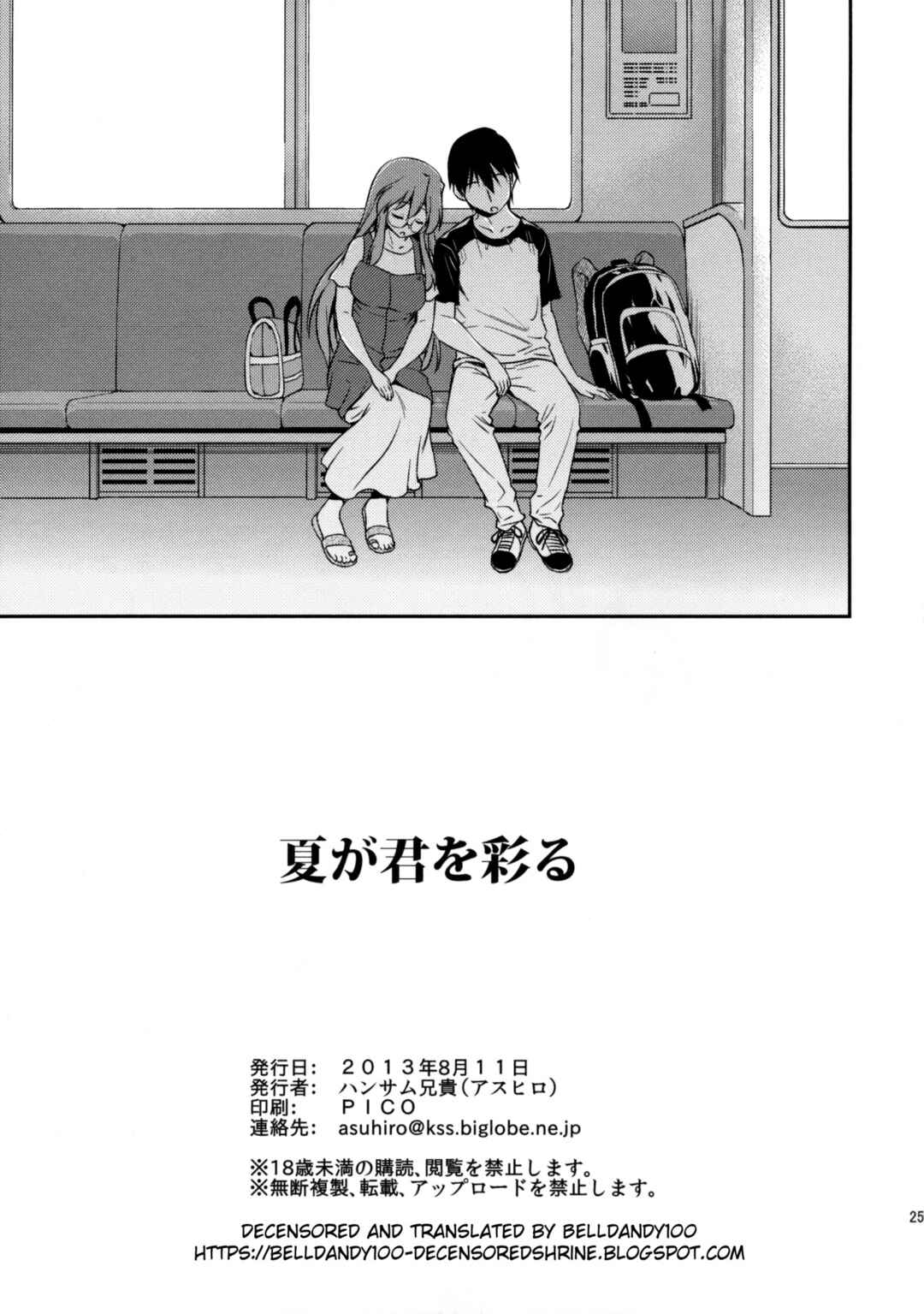 Page 24 Chapter Unknown_bc69 Lucky Star - Natsu ga Kimi o Irodoru (Doujinshi)