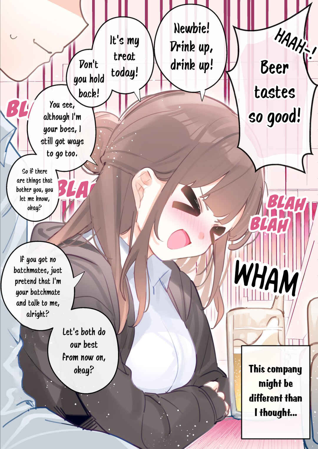 Page 2 Chapter 1 Shinsotsu de Haitta Kaisha no Joushi ga Omotteita no to Chigau