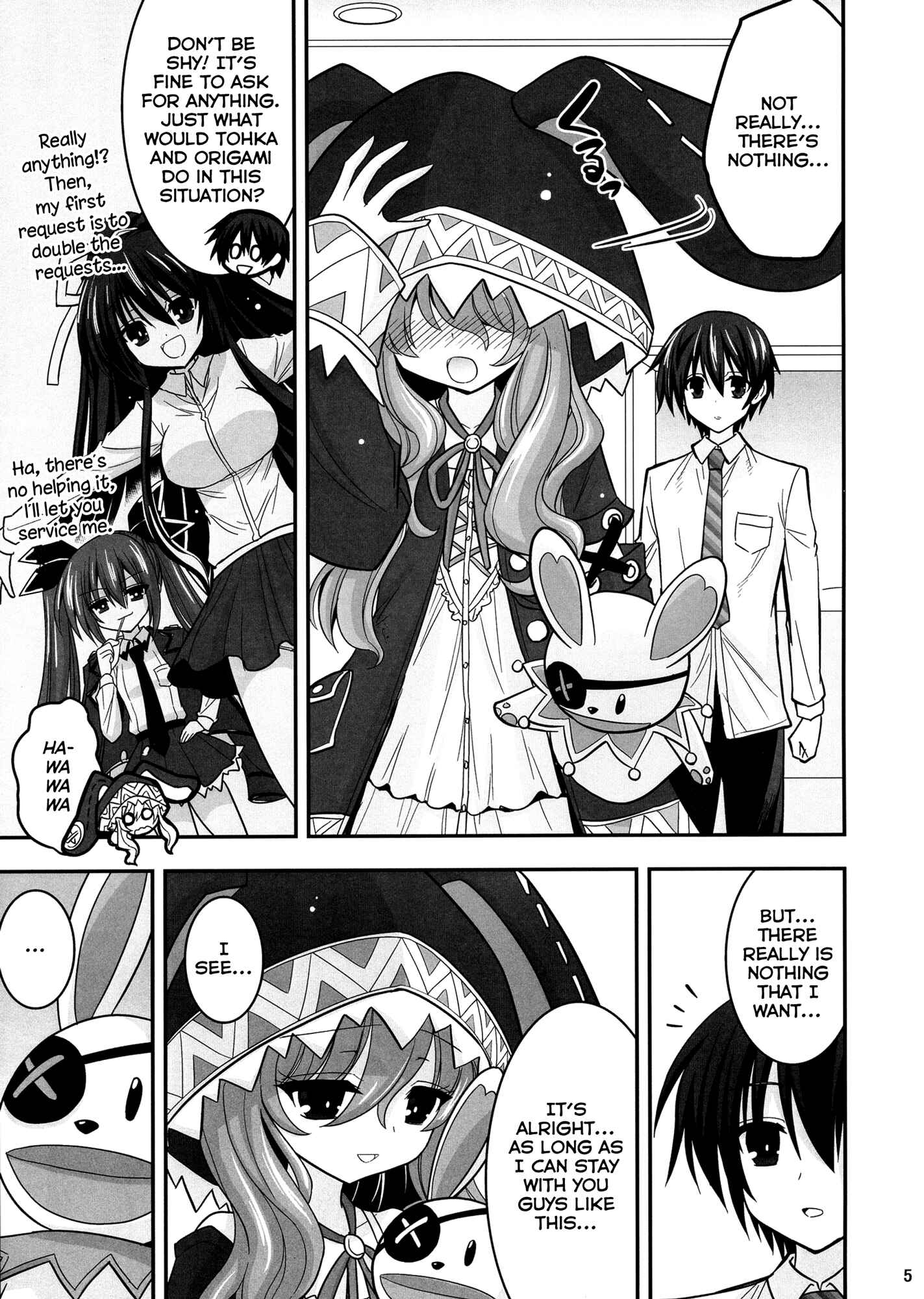 Page 5 Chapter Unknown_9431 Date A Live - Yoshino Date After (Doujinshi)
