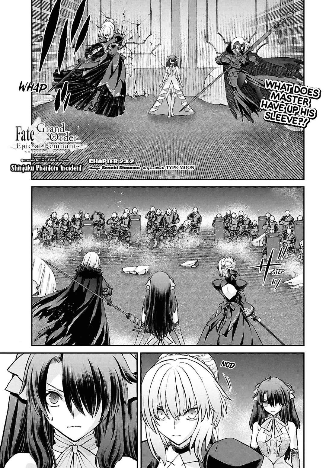 Page 1 Chapter 23.2 Fate/Grand Order -Epic of Remnant- Pseudo-Singularity I: Quarantined Territory of Malice, Shinjuku - Shinjuku Phantom Incident