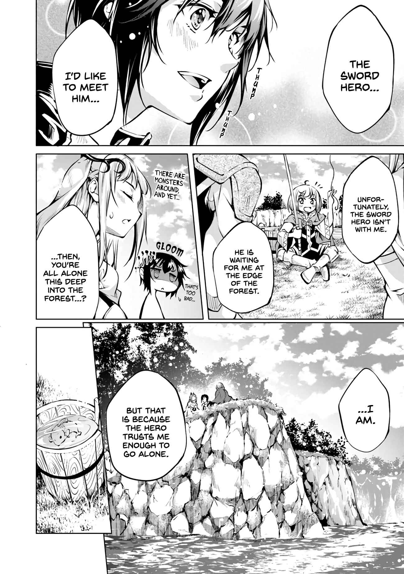 Page 12 Chapter 9 Kamigami ni Sodaterare Shimo no, Saikyou to Naru