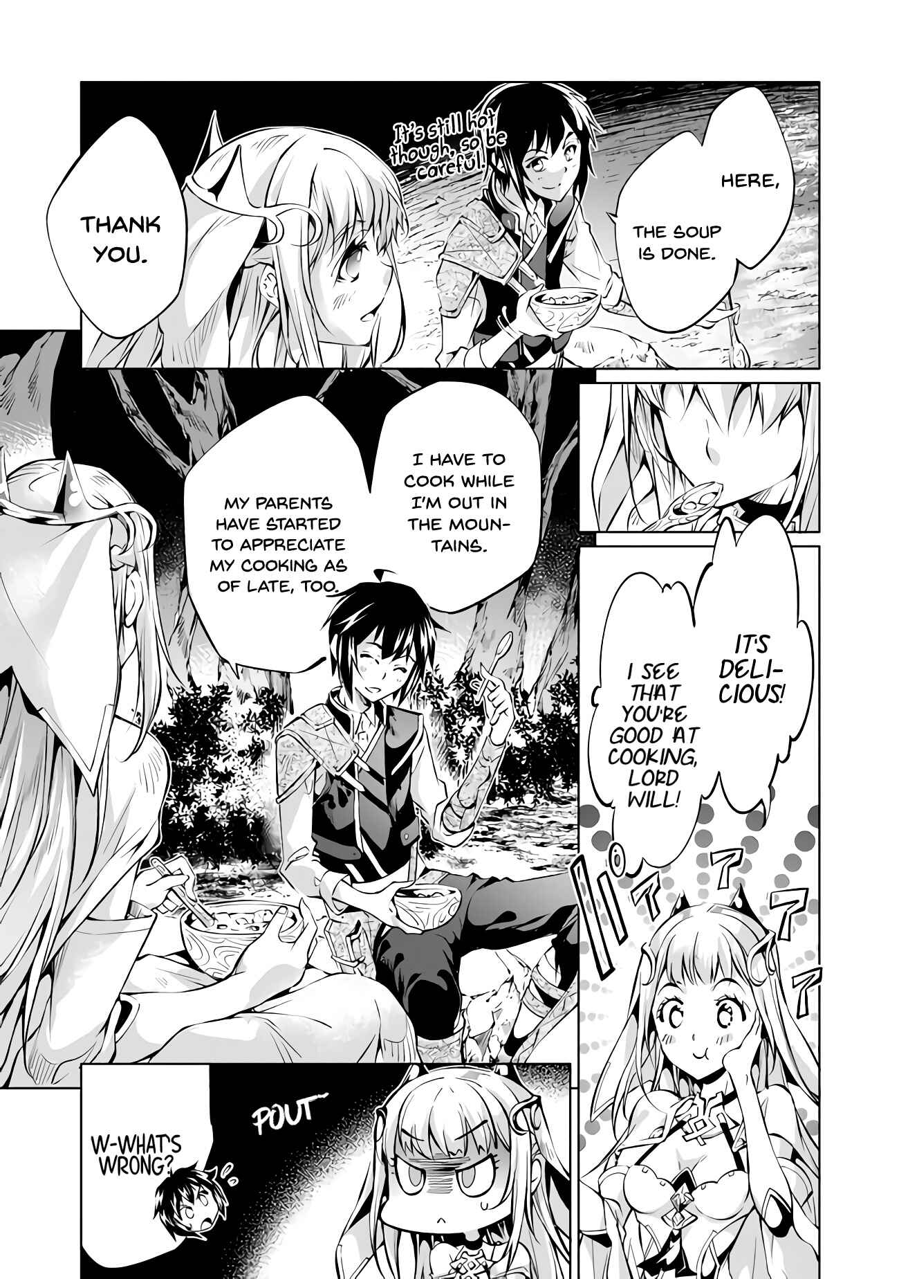 Page 3 Chapter 6 Kamigami ni Sodaterare Shimo no, Saikyou to Naru