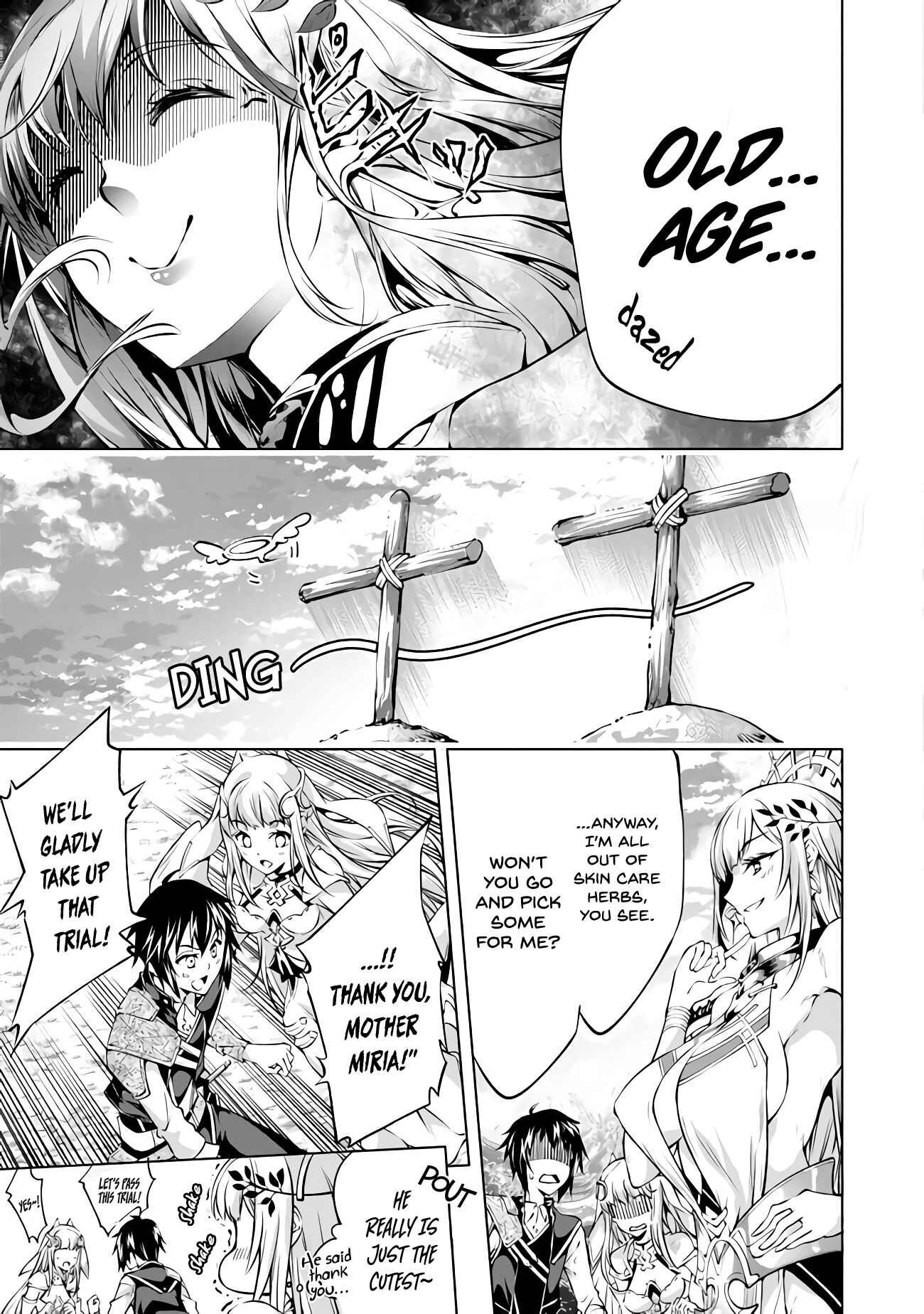 Page 9 Chapter 6 Kamigami ni Sodaterare Shimo no, Saikyou to Naru