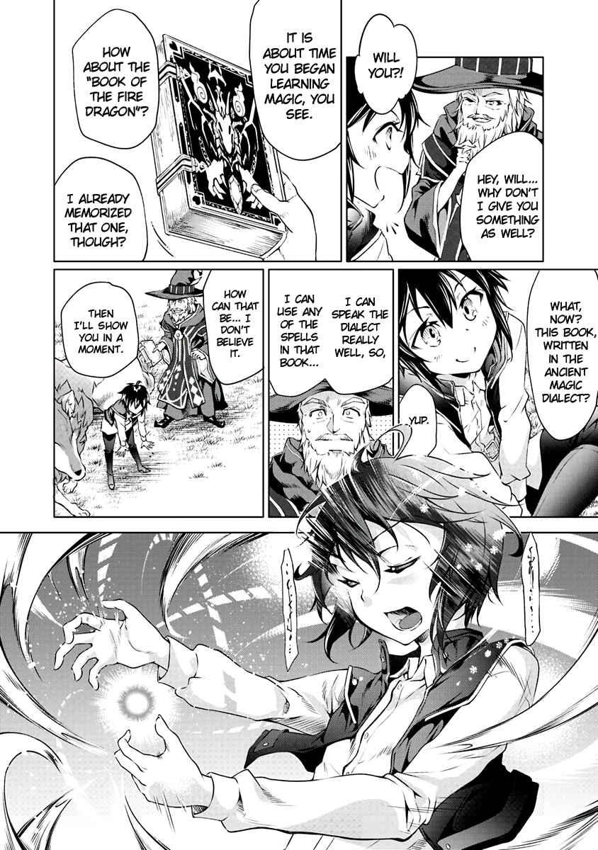 Page 1 Chapter 1.2 Kamigami ni Sodaterare Shimo no, Saikyou to Naru