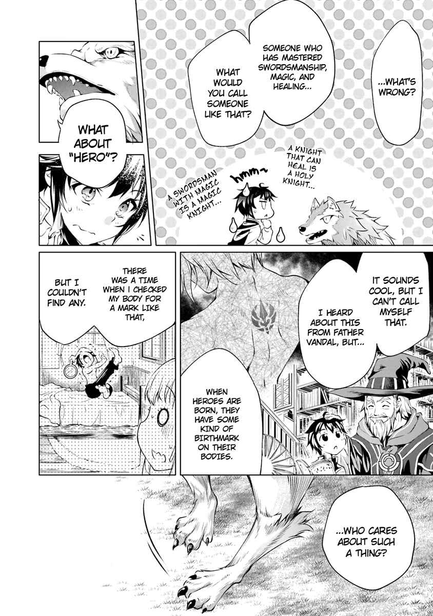 Page 19 Chapter 1.2 Kamigami ni Sodaterare Shimo no, Saikyou to Naru