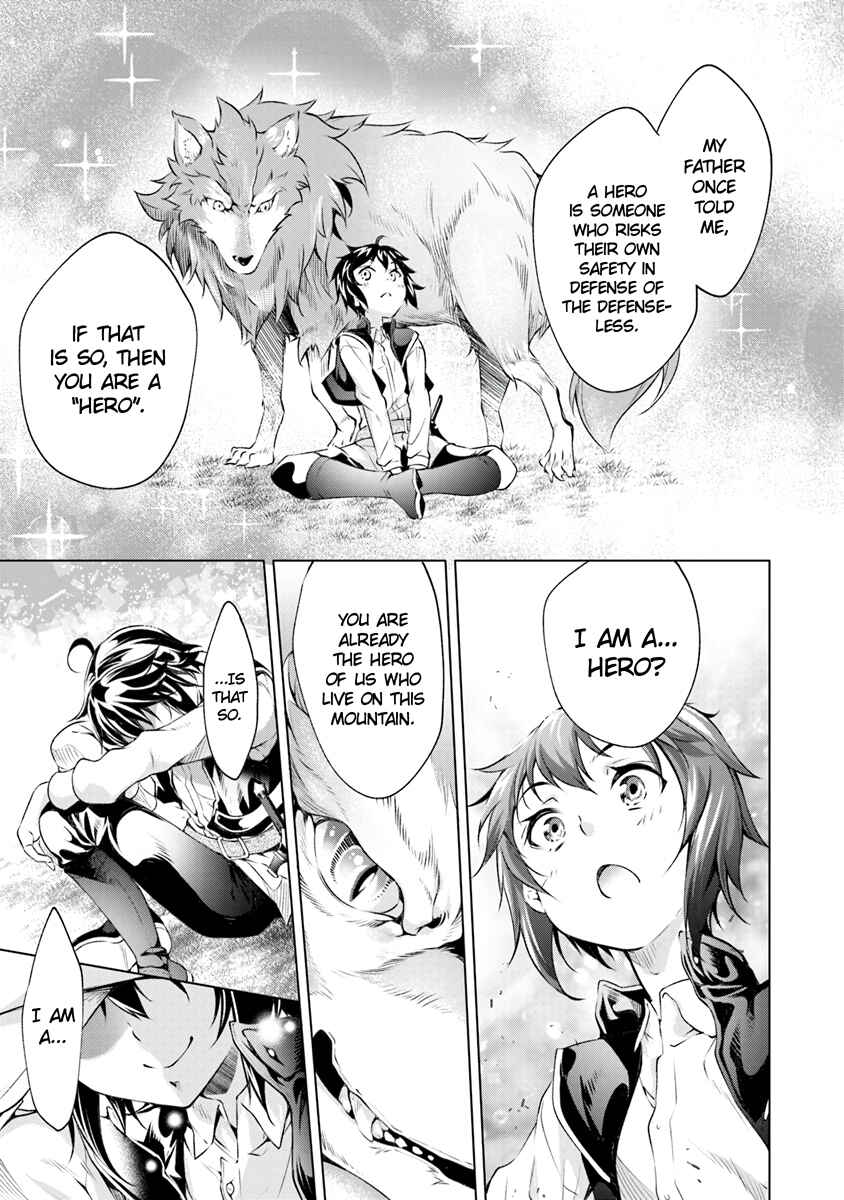 Page 20 Chapter 1.2 Kamigami ni Sodaterare Shimo no, Saikyou to Naru