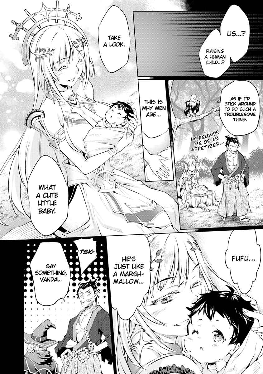 Page 7 Chapter 1.2 Kamigami ni Sodaterare Shimo no, Saikyou to Naru