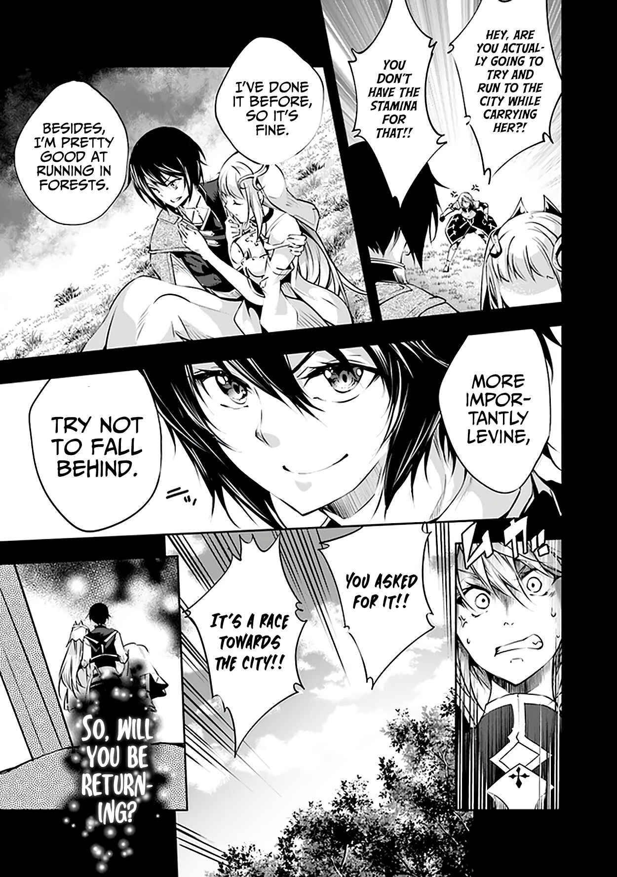 Page 23 Chapter 17 Kamigami ni Sodaterare Shimo no, Saikyou to Naru