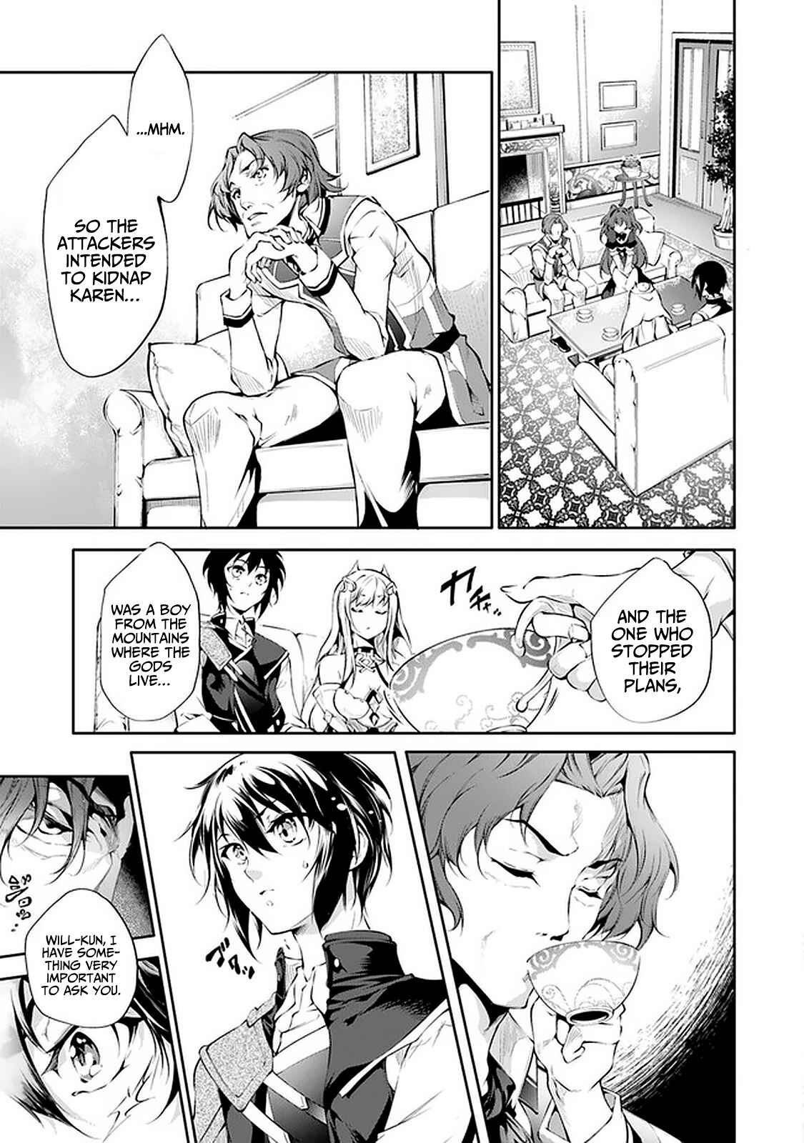 Page 9 Chapter 14 Kamigami ni Sodaterare Shimo no, Saikyou to Naru