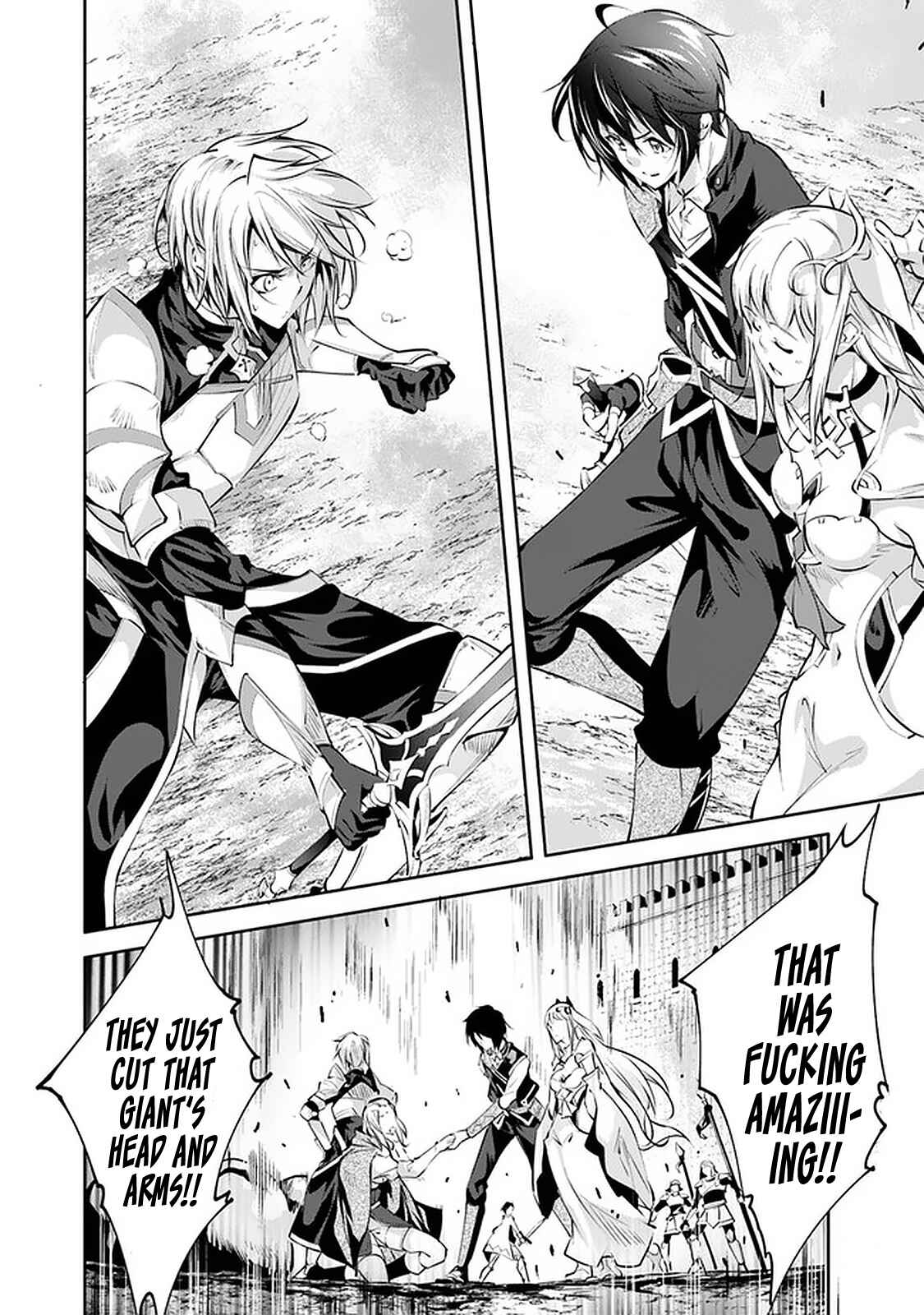 Page 12 Chapter 19 Kamigami ni Sodaterare Shimo no, Saikyou to Naru