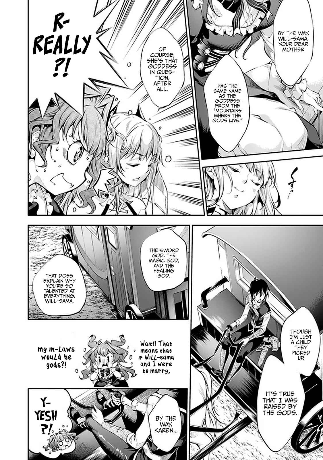 Page 7 Chapter 13 Kamigami ni Sodaterare Shimo no, Saikyou to Naru