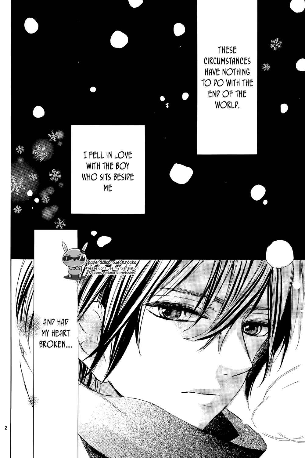Page 4 Chapter 3 Shinomiya-kun no Sekai ga Owatte mo