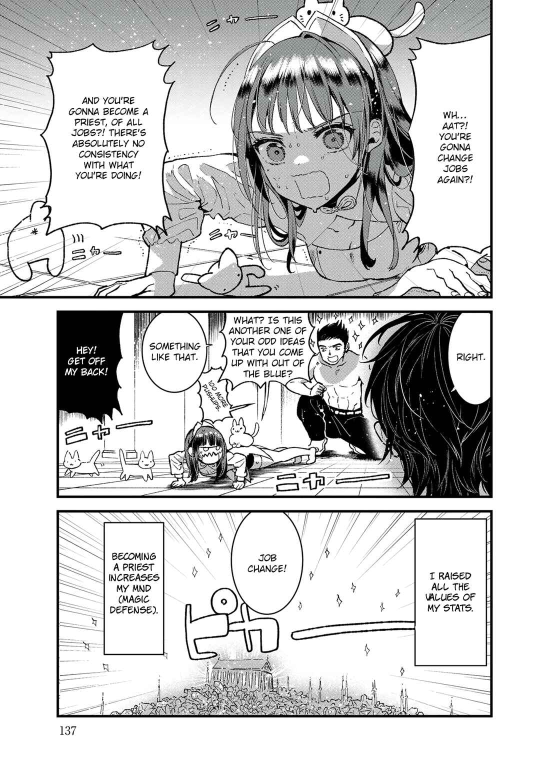 Page 19 Chapter 4 Ore, Yuusha janai desu kara. - VR Sekai no Chouten ni Kunrin Seshi Otoko. Tenseishi, Level 1 no Mushoku kara Restart suru