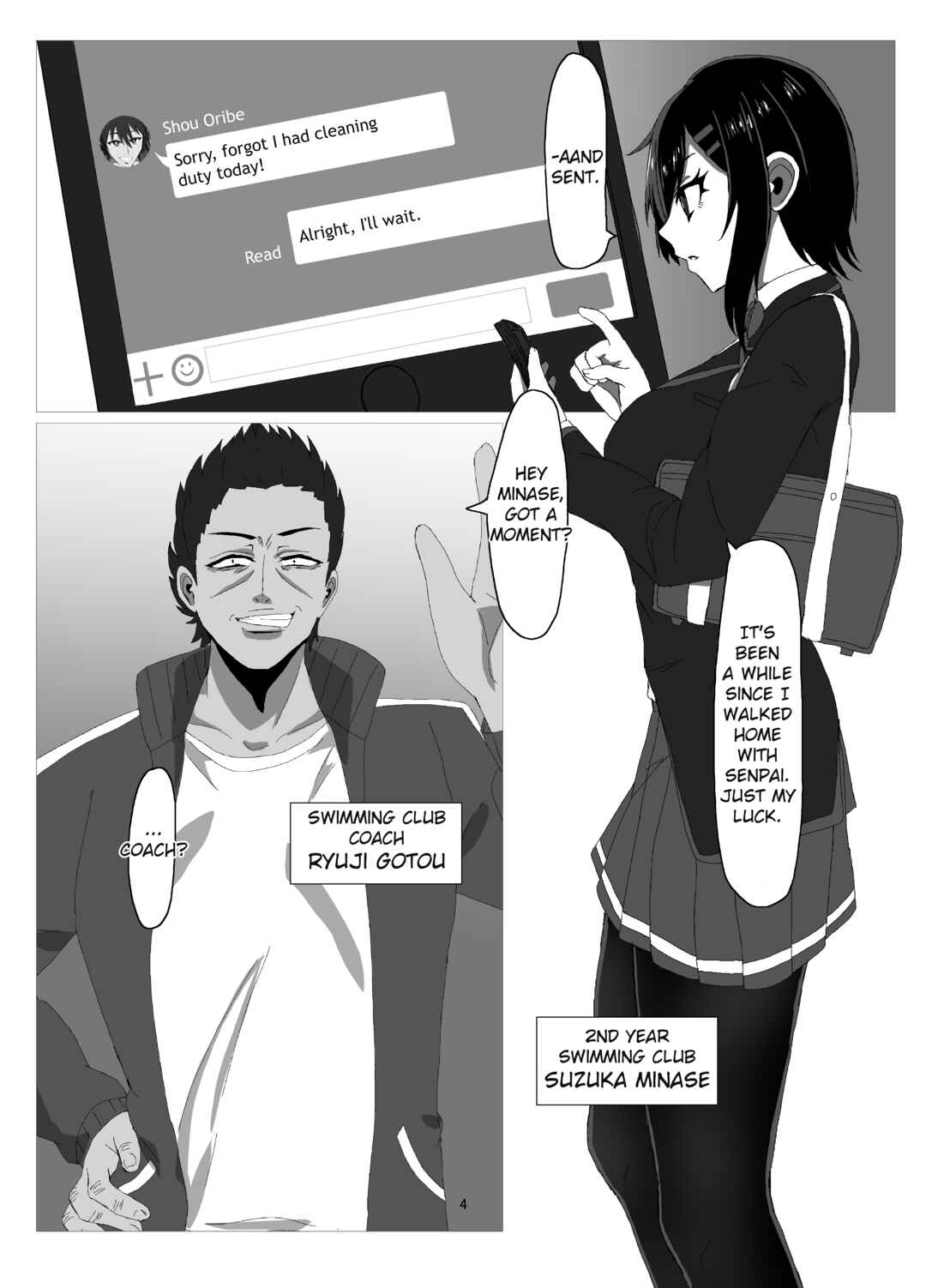 Page 3 Chapter 1 Suzuka Minase - Property of the Swimming Club