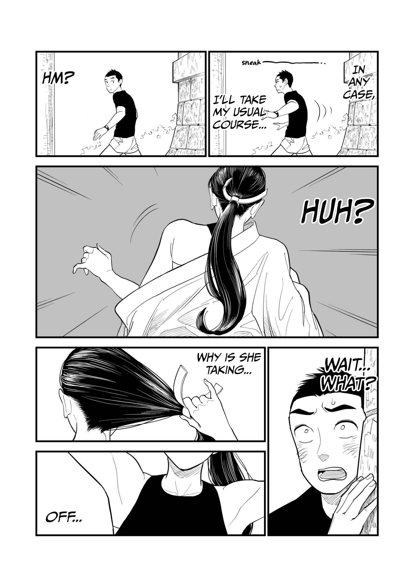 Page 3 Chapter Unknown_7769 Her True Self Is Revealed After Taking off Her Miko Attire...