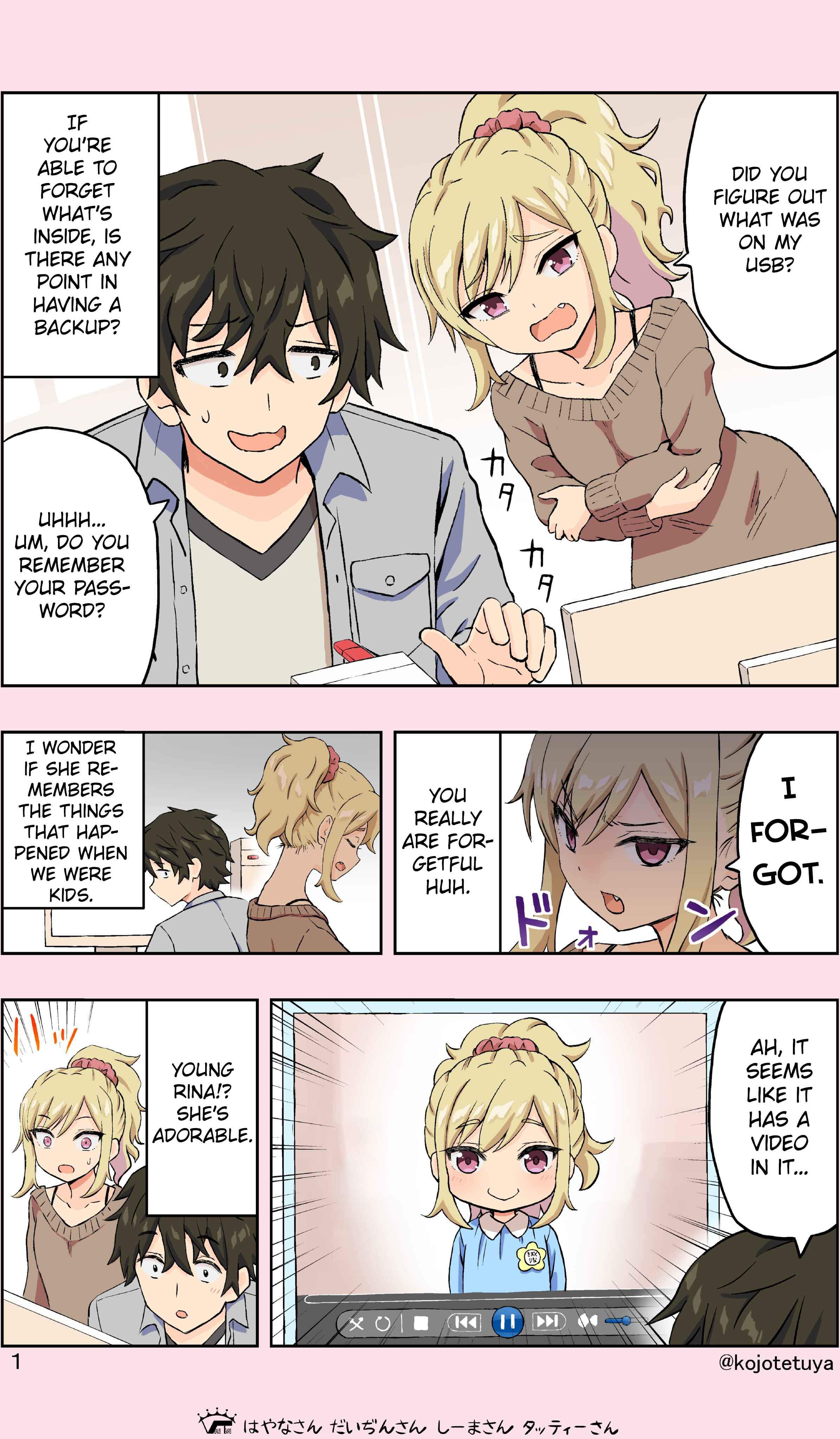 Page 1 Chapter Unknown_4d3f My childhood friend is a bit forgetful