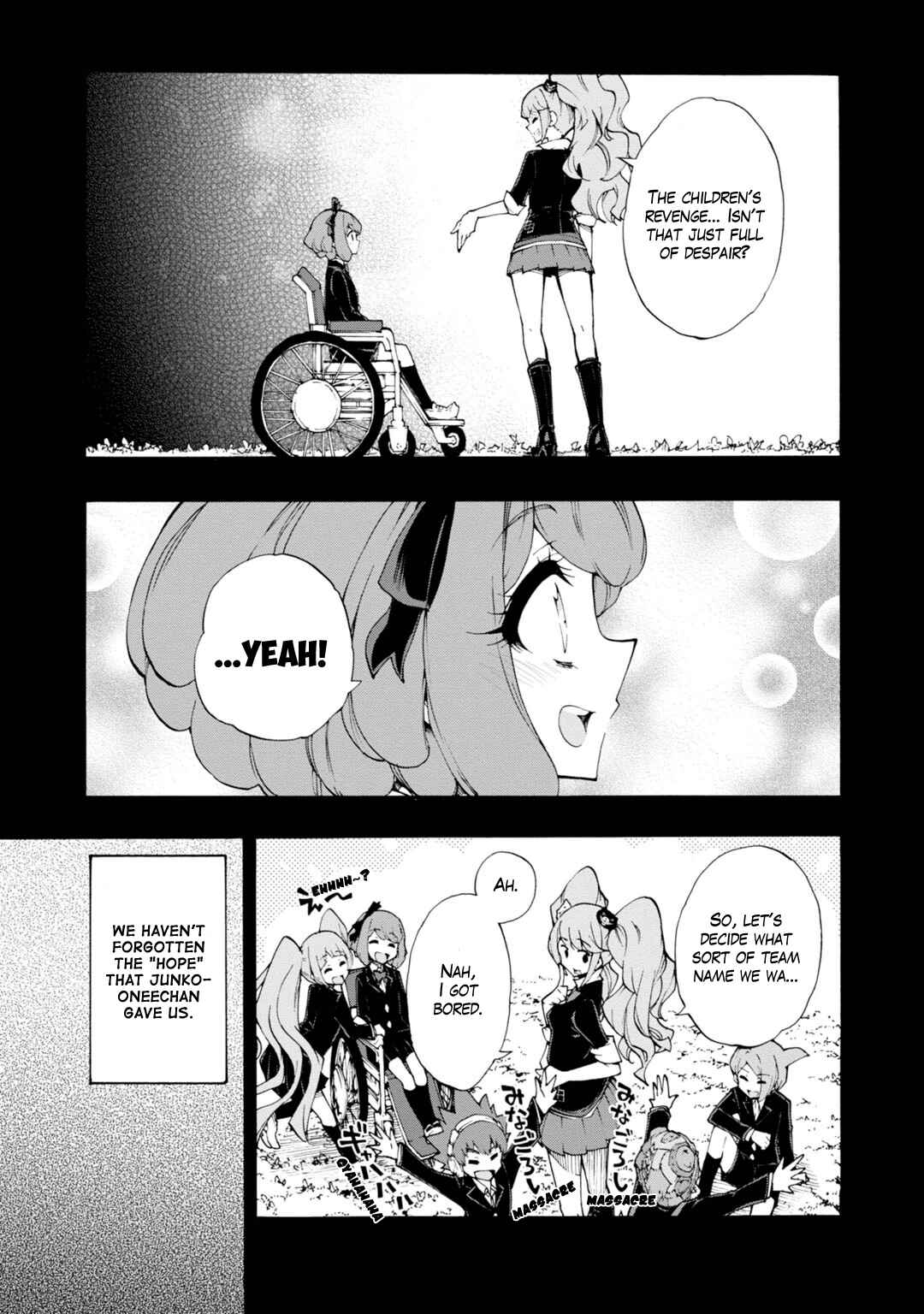 Page 15 Chapter 7 Zettai Zetsubou Shoujo - Danganronpa Another Episode - Genocider Mode