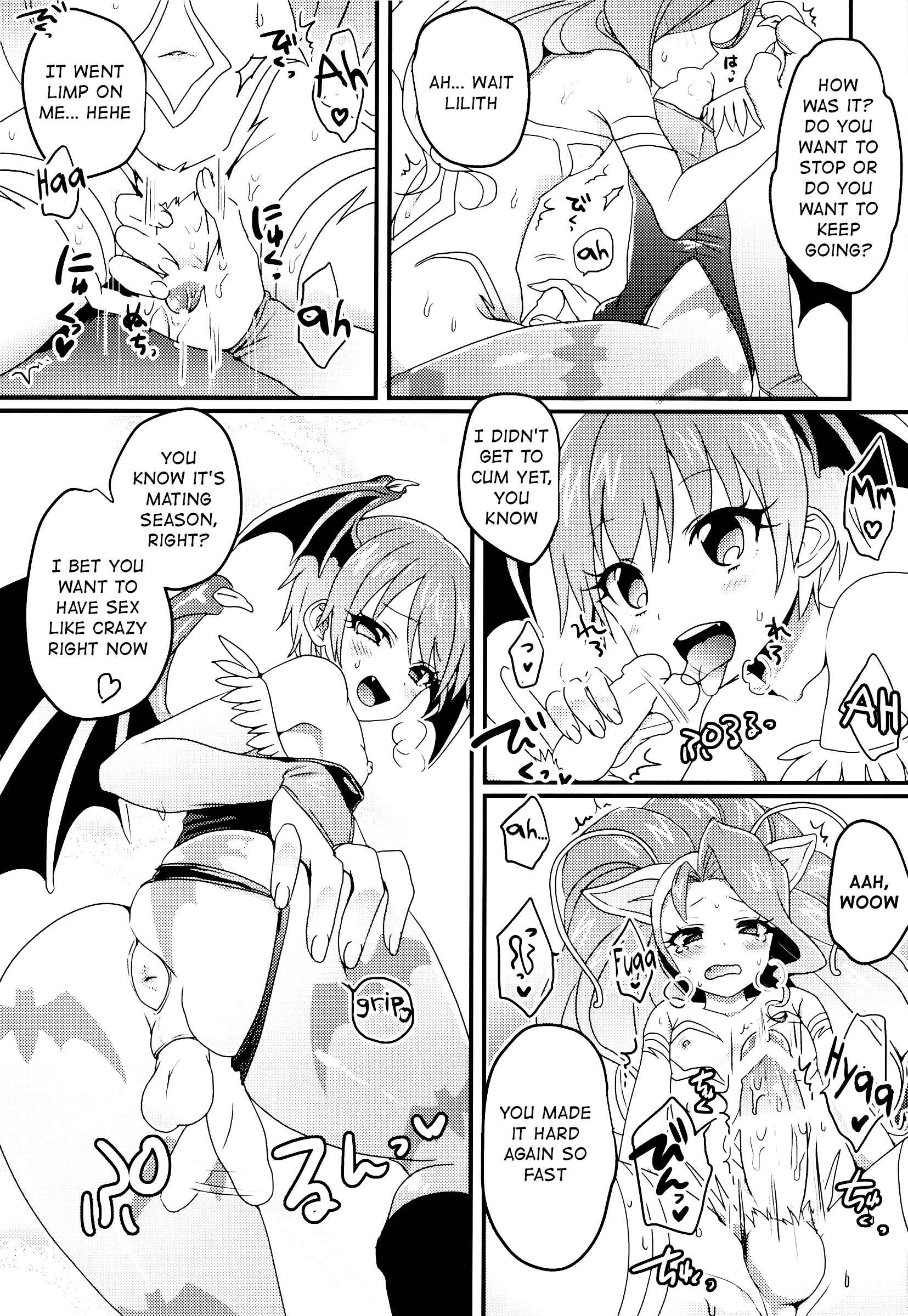 Page 7 Chapter Unknown_7a3c Darkstalkers - Lilith-kun to Nenneko Shimasho ~ Felicia-kun to Issho (Doujinshi)