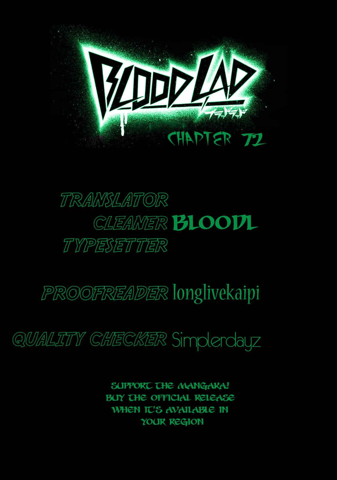 Page 34 Chapter 72 Blood Lad